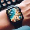 Crea una imagen fotorrealista para mi post: Apple Watch SE 2022: una reseña detallada y equilibrada para aquellos que buscan un reloj inteligente sencillo y efectivo